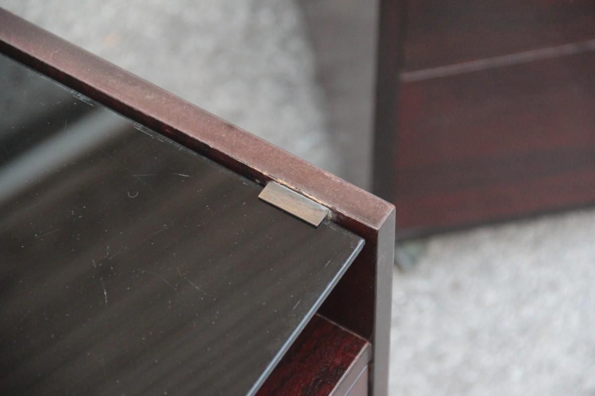 Pair Of Nightstands Carlo De Carli, 1960 For Sormani Italian Design Rosewood photo 1800.0