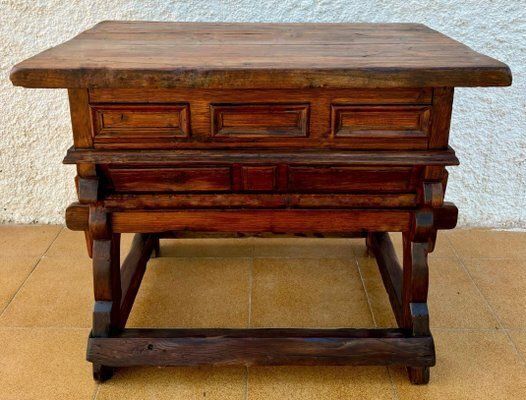 Vintage Pine Work Table, 1940s photo vintage