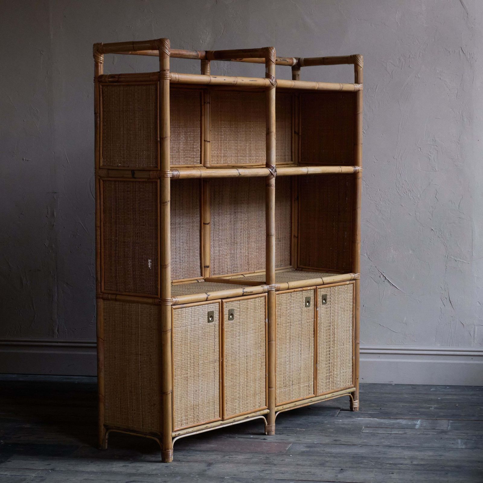Bamboo Shelving Unit   Attributed To Dal Vera photo 915.0