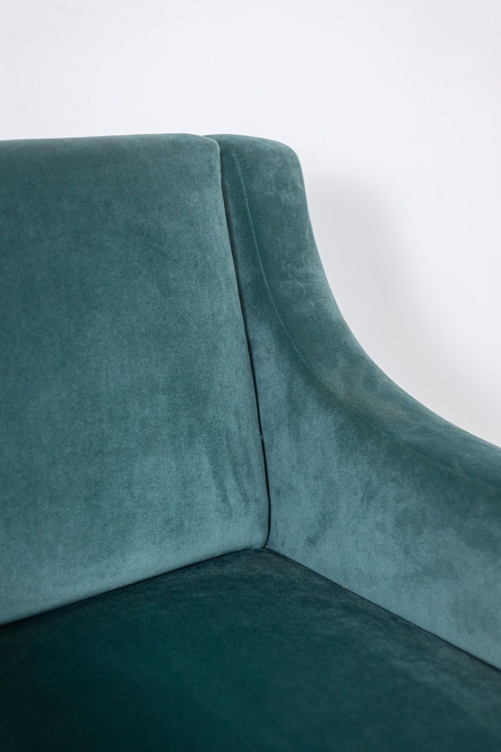 Pair Of “Club” Armchairs, Cubic In Shape. 1940s. photo furniture