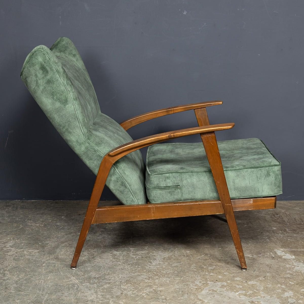 photo furniture Mid 20th Century Knoll Antimott Recliner & Footstool C.1960