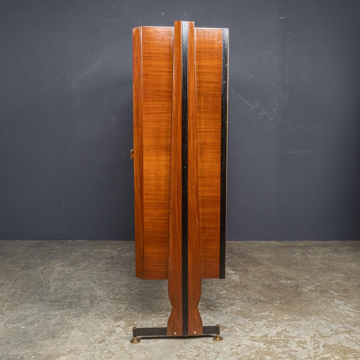 20th Century Italian Stylised "Map Of The World" Cabinet C.1950 photo Furniture