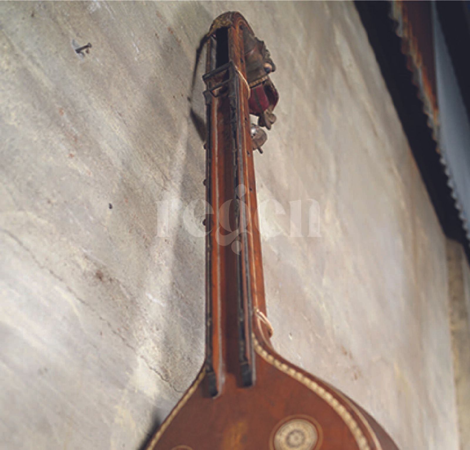 Antique 19th Century South Indian Veena | Hand Carved Wooden String Instrument With Dragon Head Terminal | Carnatic Musical Artefact photo Home Decor