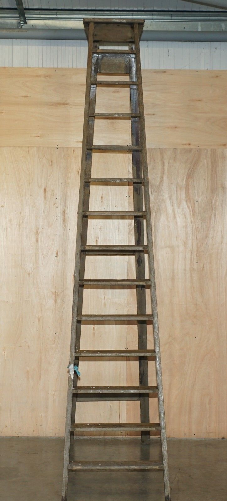 photo furniture Huge 3+ Meter Tall Doe Ts73 Stamped Fruit Pickers Painters Antique 1880 Ladder