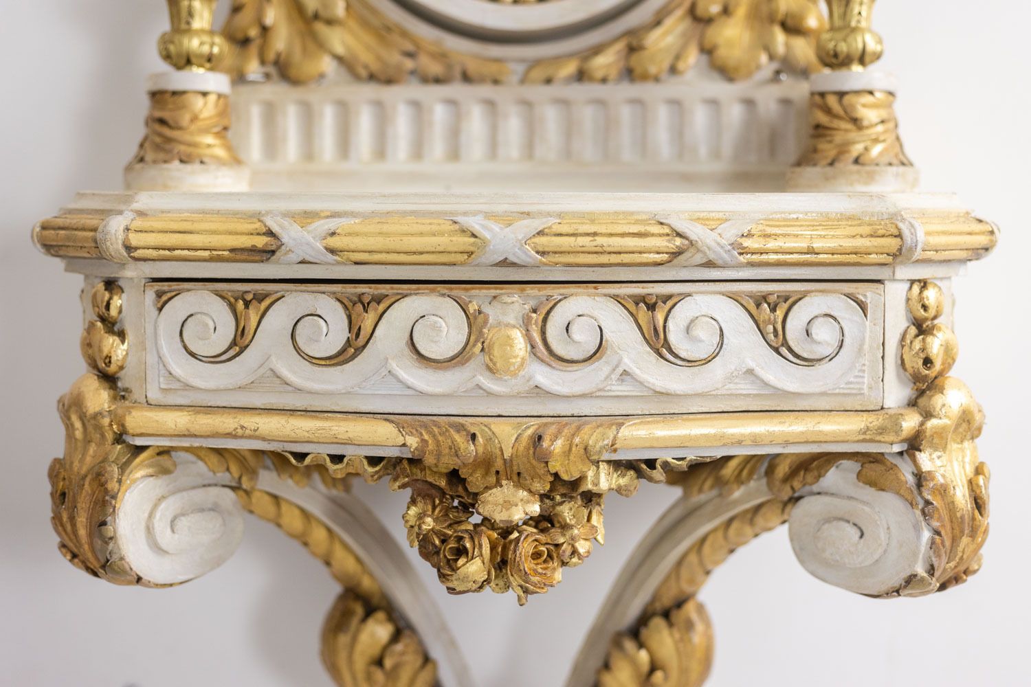 Console In Gilded And Lacquered Wood In Louis XVI Style. Circa 1900. photo buy