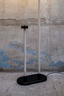 Halogen Floor Lamp With Glass Cone And Lacquered Metal, Italy, 1970s photo Lighting
