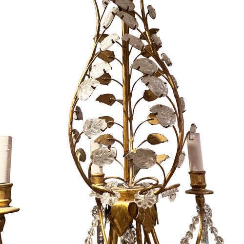 Maison Baguès Style Small French 1960s Chandelier photo 3500.0