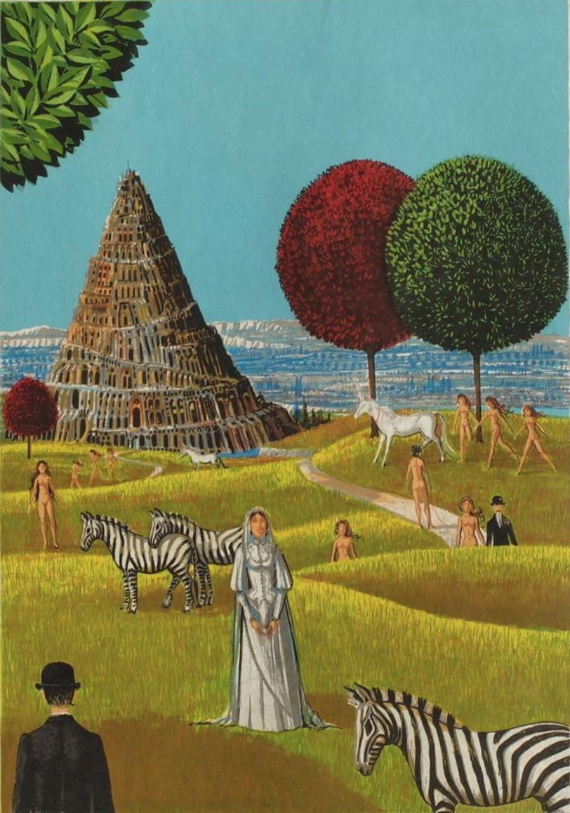 1980s Jean Pierre Serrier, The Babel Bride photo furniture
