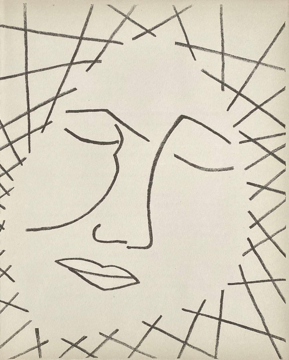 1951 Françoise Gilot Pages D'amour Lithograph