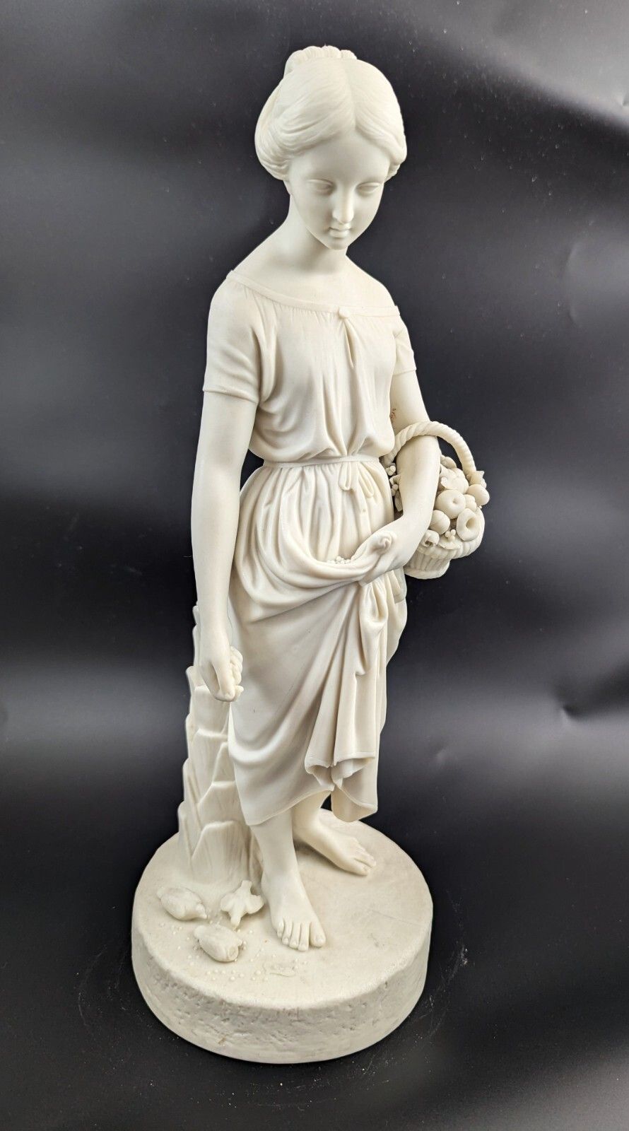 Copeland Parian Porcelain Figurine Of Virginia, C. 1848 photo buy