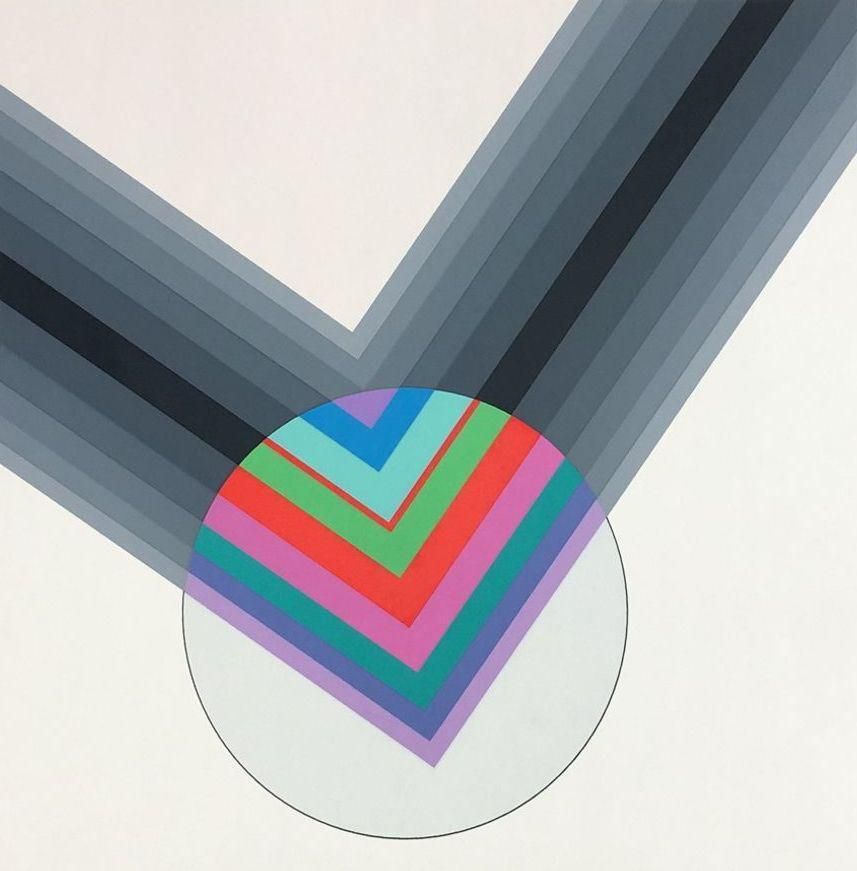 1974 "Sono Per L'immaginazione" Screenprint By Eugenio Carmi photo furniture