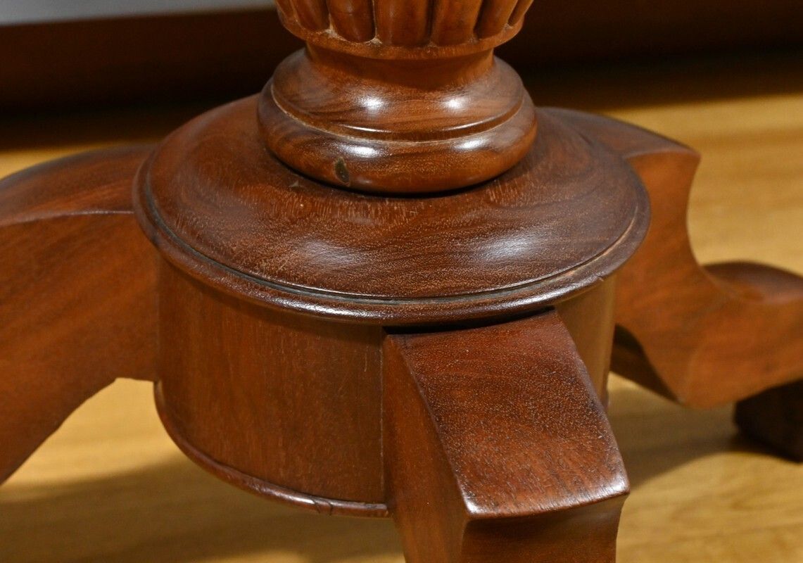 photo buy Mahogany System Gueridon, Louis Philippe Period – Mid 19th Century