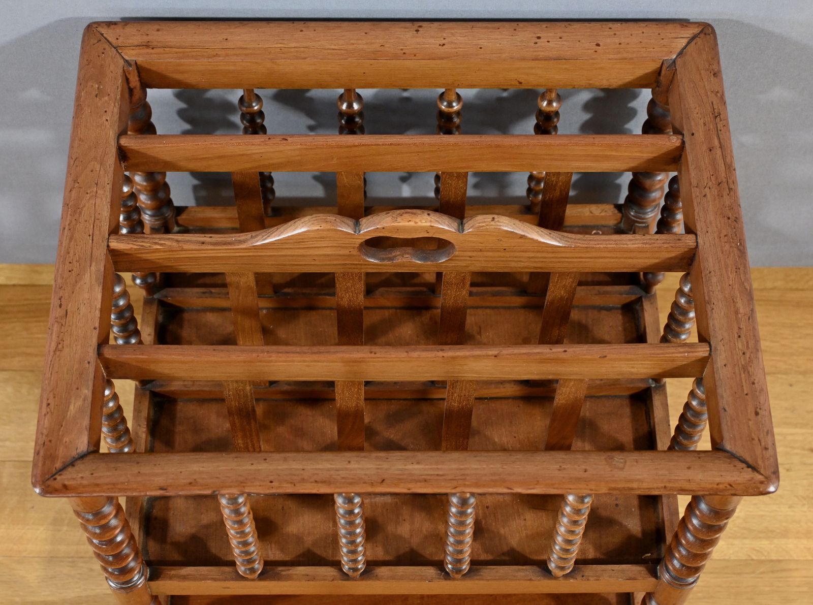 Mahogany Magazine Rack, Napoleon III Period – Mid 19th Century photo for sale