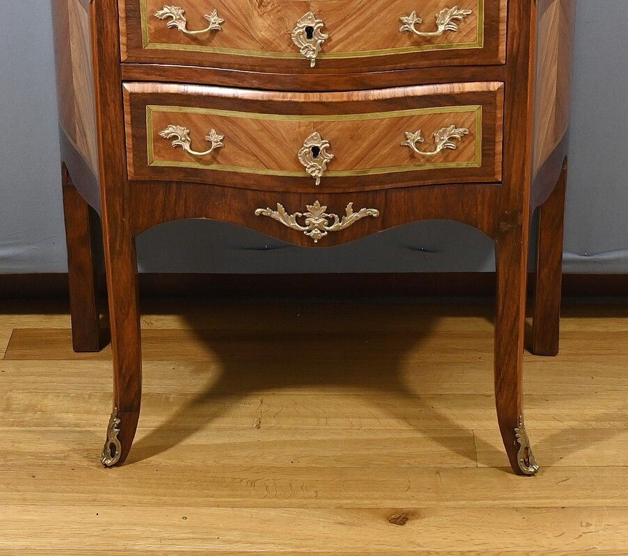 photo vinterior Small Marquetry Dresser, Louis XV Louis XVI Transition Style Early 20th