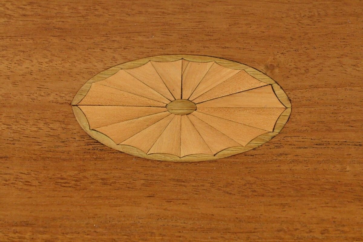 Furniture Blond Mahogany Tea Table, Art Deco   1920 photo