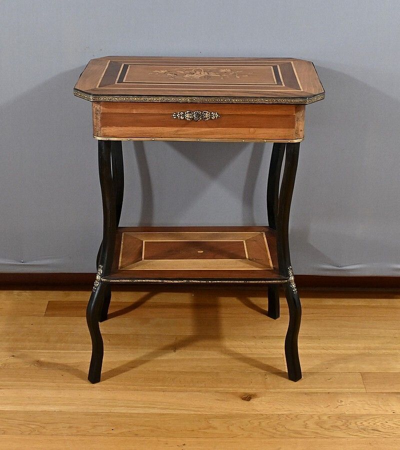 Work Table In Marquetry, Napoleon III Style   End Xixth photo furniture