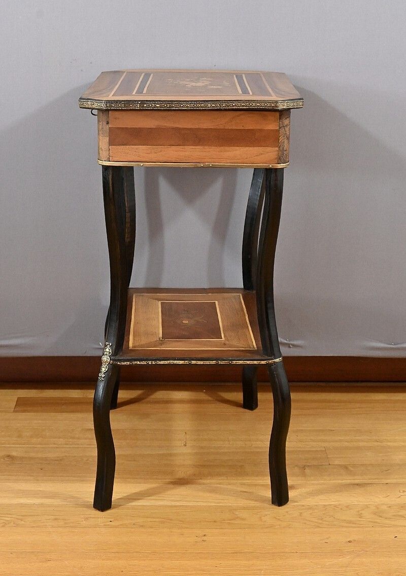 photo buy Work Table In Marquetry, Napoleon III Style   End Xixth