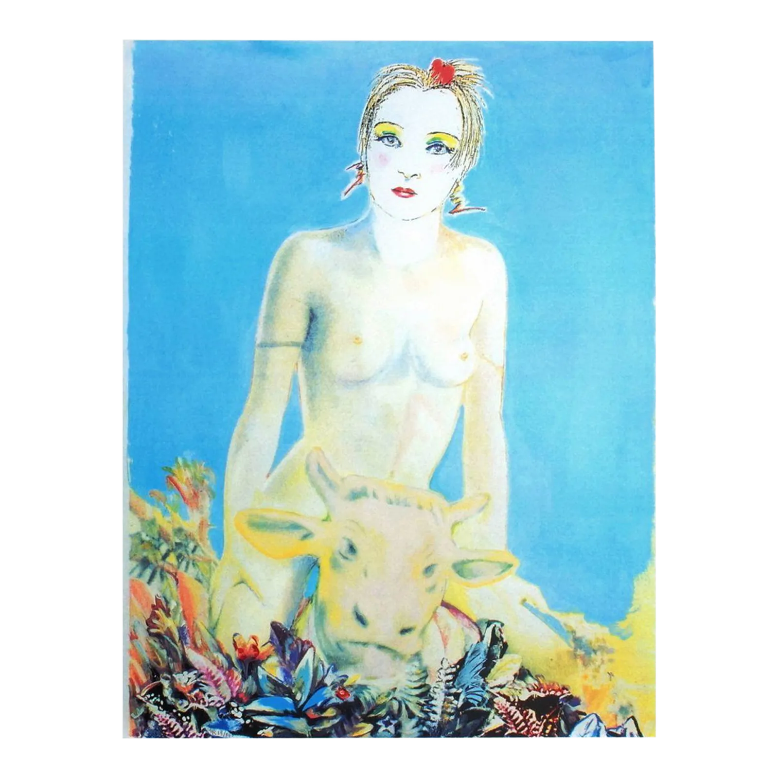 1989 Martial Raysse Enlèvement D'europe Photolithograph
