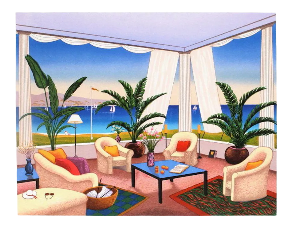 1997 François Fanch Ledan Tropical Breeze Lithograph