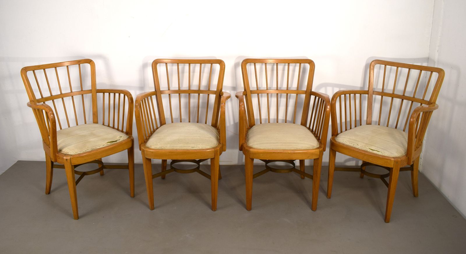 Set Di 4 Poltroncine, Italia, Anni '50.