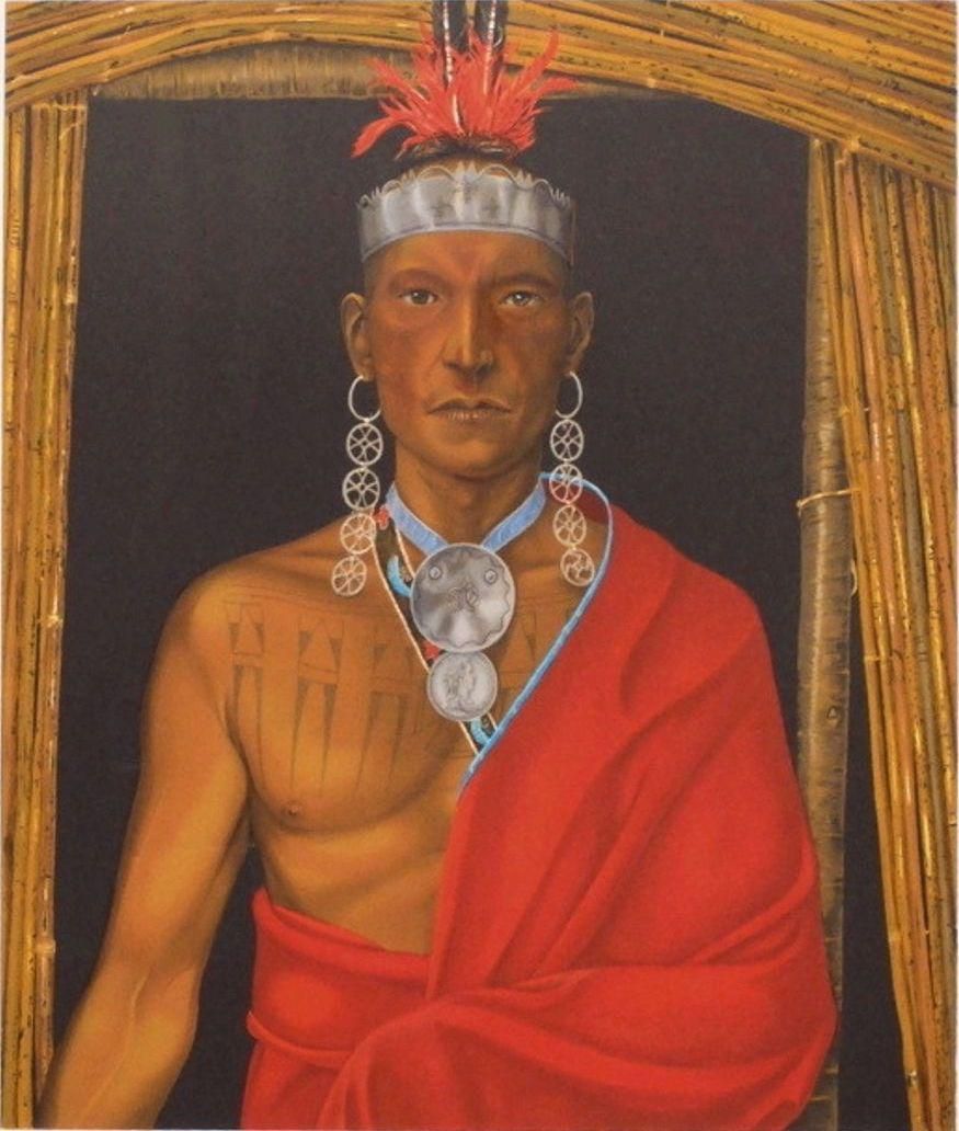 Late 20th Century "Native" Figurative Print By Antoine Tzapoff photo for sale