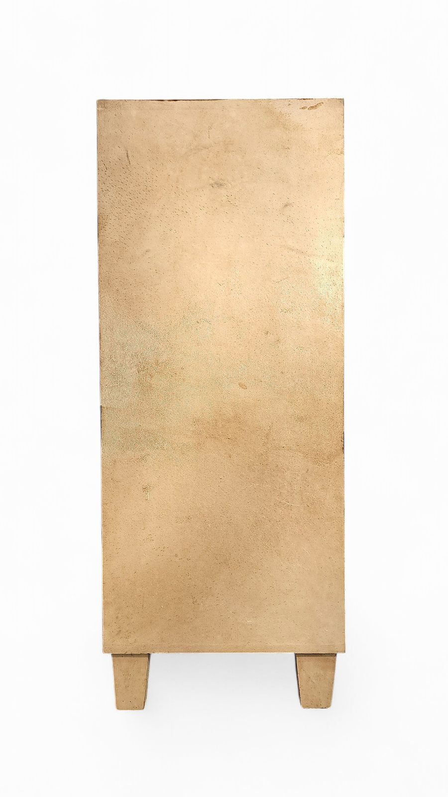 1940s Mid Century Modern Jen Michel Frank Style Parchment Covered Wood Cabinet By Comte S.A., Argentina photo vinterior