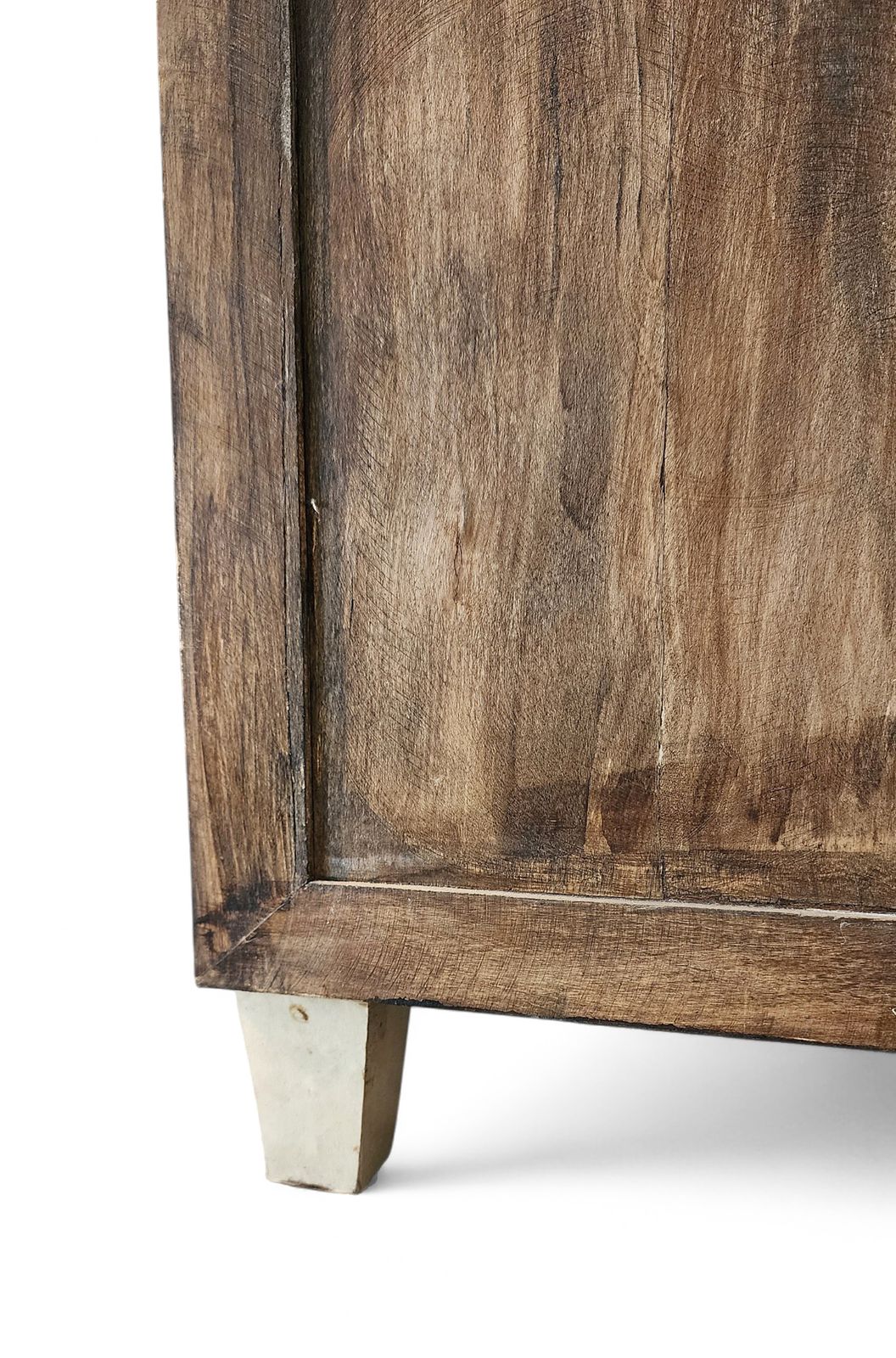 1940s Mid Century Modern Jen Michel Frank Style Parchment Covered Wood Cabinet By Comte S.A., Argentina photo buy