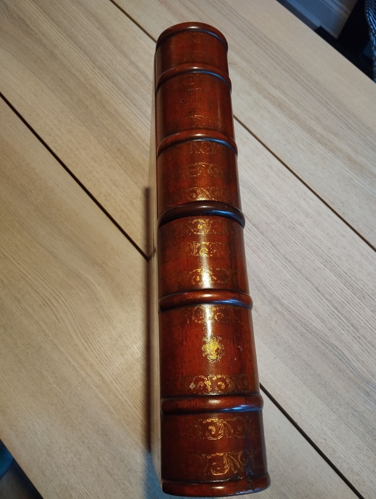 Mahogany Faux Book With Draws  "The Quiver 1882" By Maitland Smith photo furniture