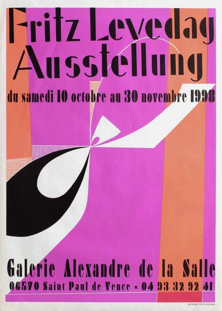 1998 Fritz Levedag De La Salle Gallery Poster photo furniture