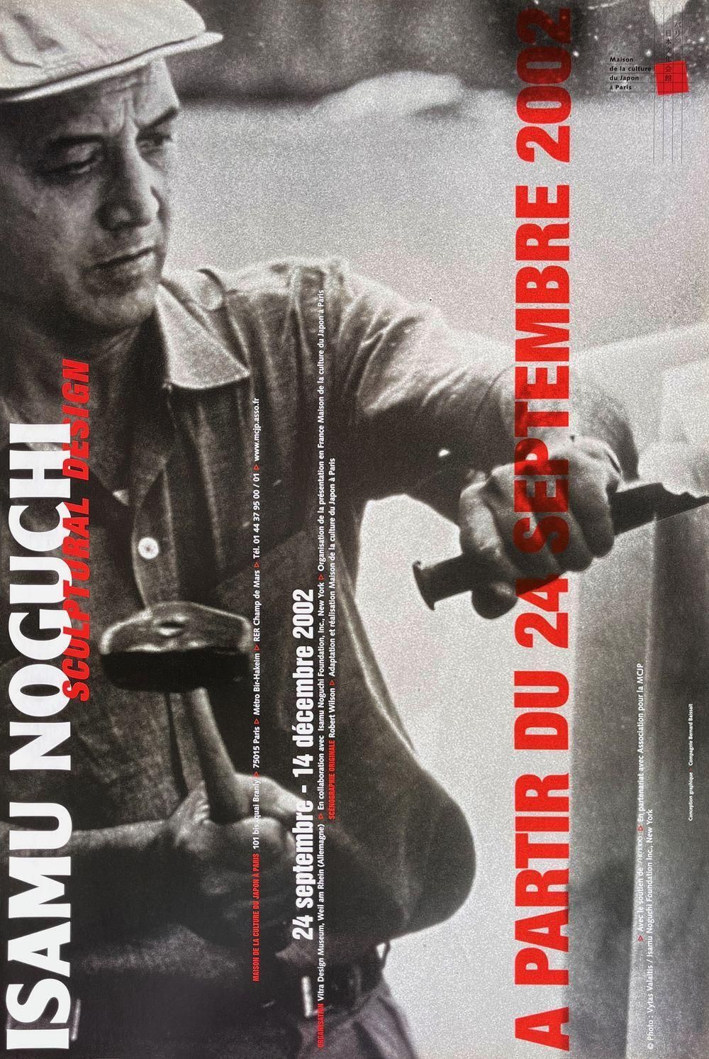2002 Isamu Noguchi Maison De La Culture Du Japon Poster