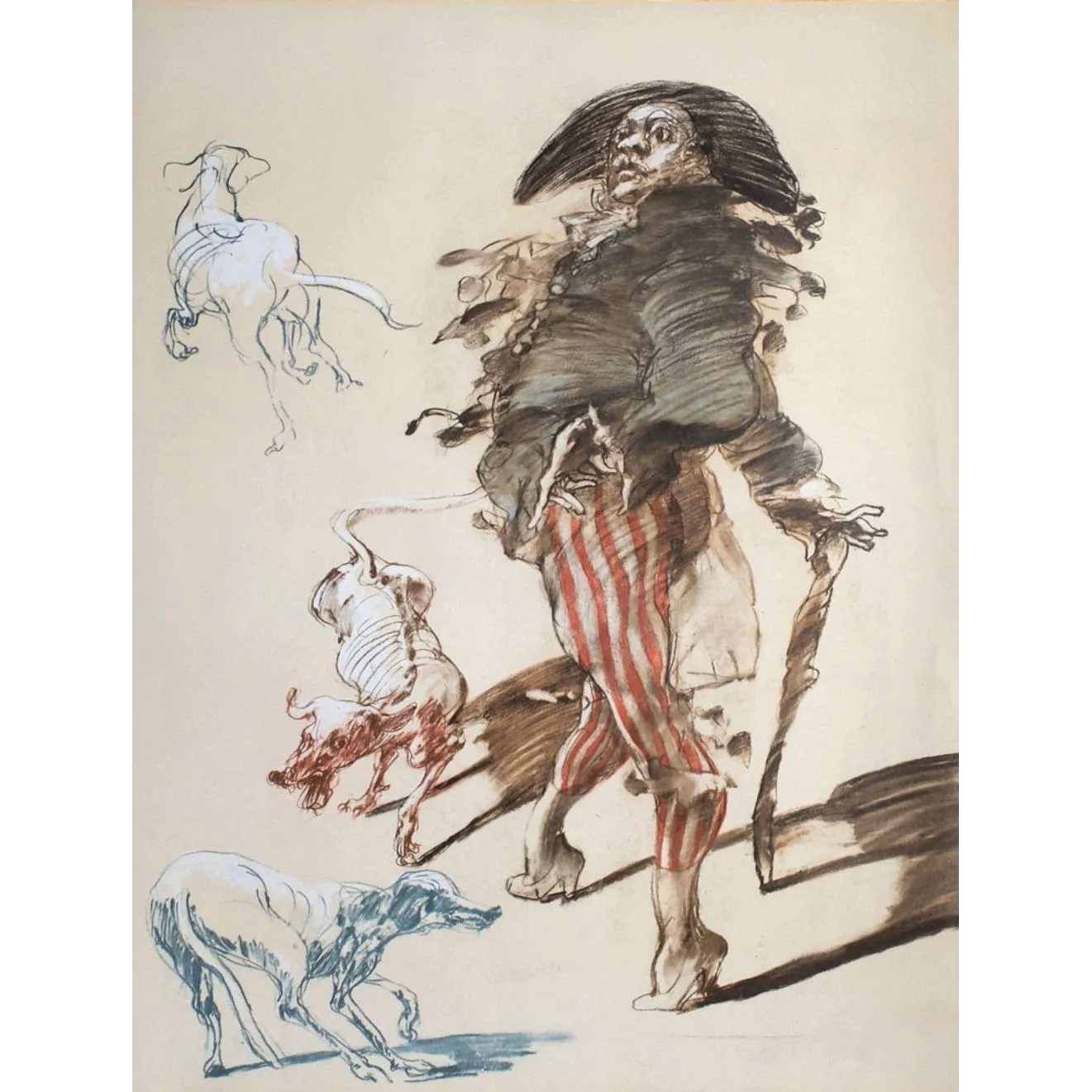 1985 Claude Weisbuch Merveilleux Lithograph Poster photo furniture