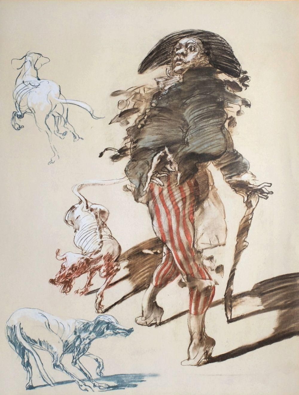 1985 Claude Weisbuch Merveilleux Lithograph Poster photo for sale