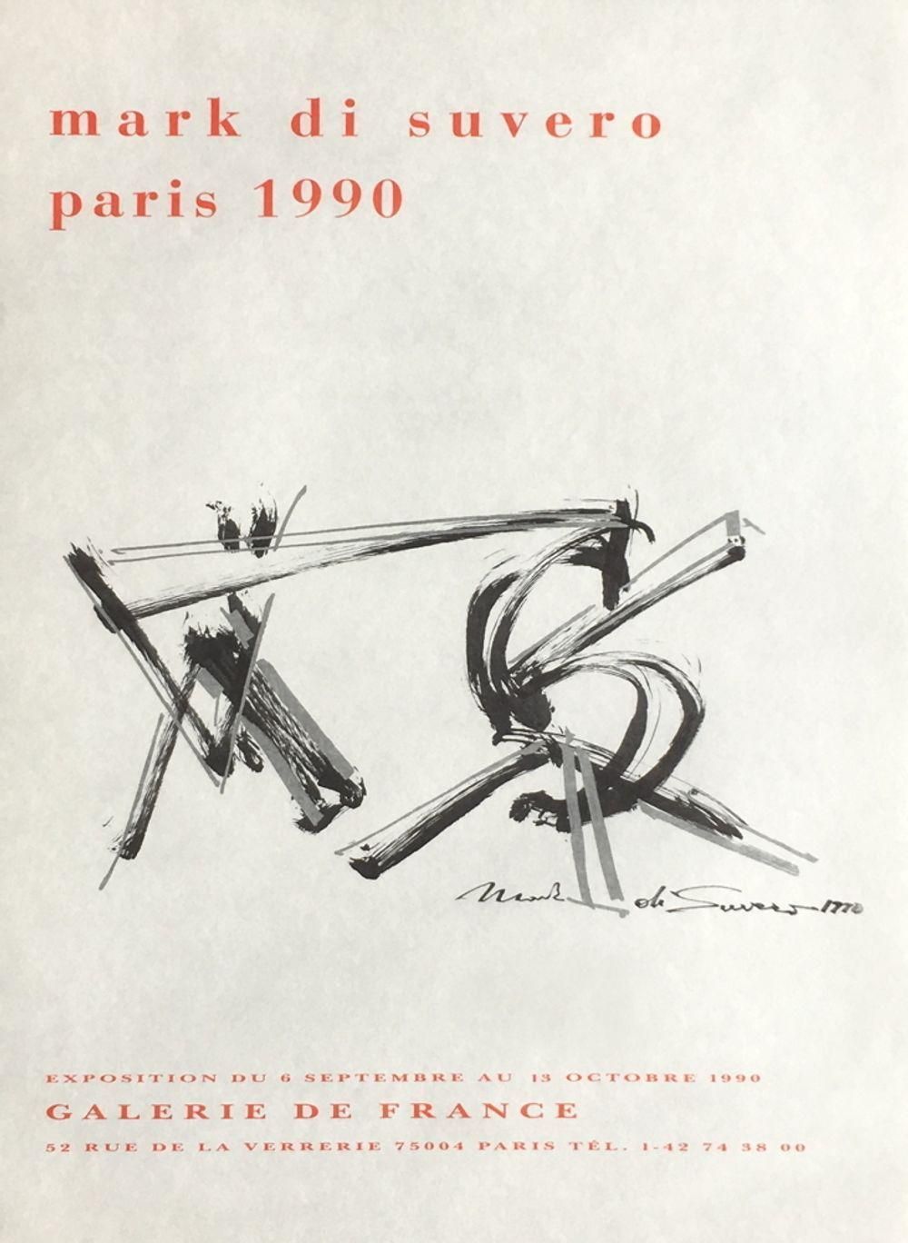 1990s Mark Di Suvero Galerie De France Poster