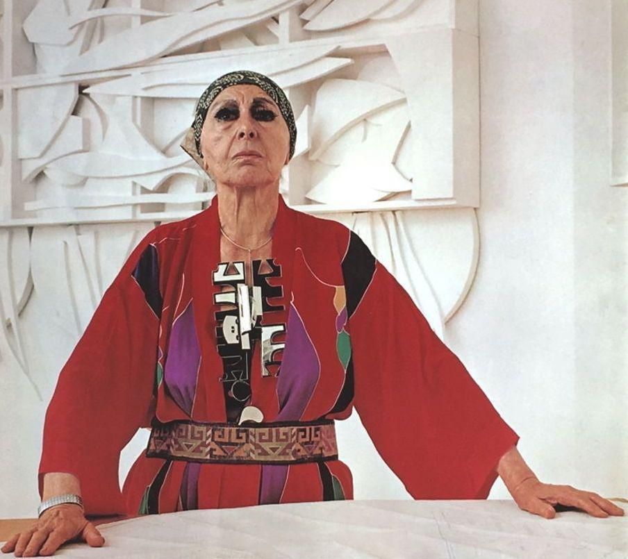 1981 Louise Nevelson Galerie De France Poster photo furniture