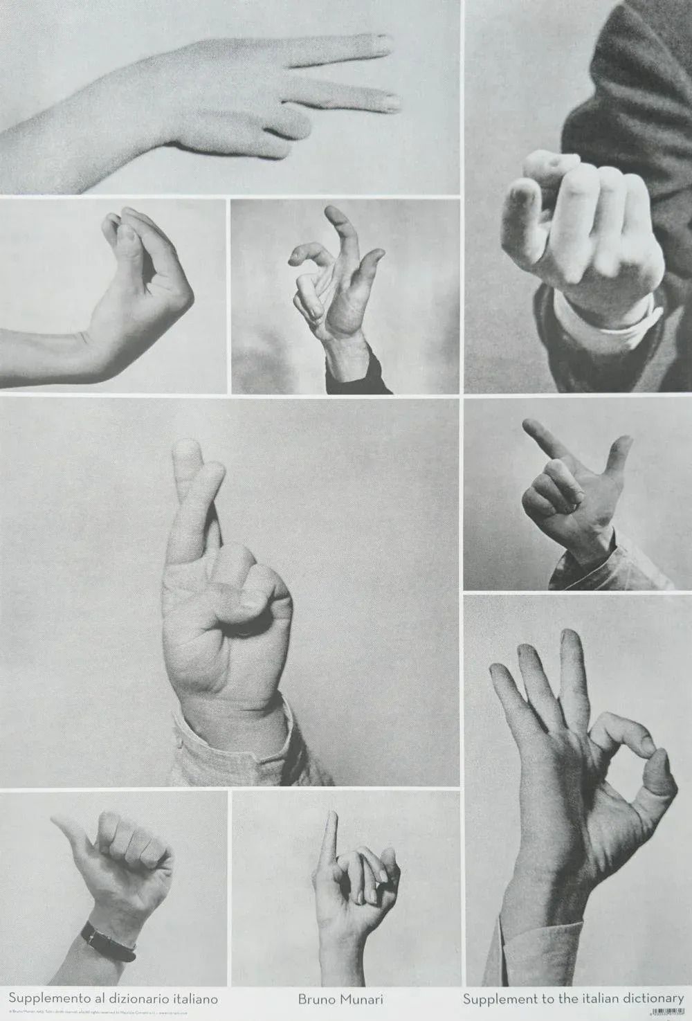 Bruno Munari Supplemento Al Dizionario Italiano 2012 Poster