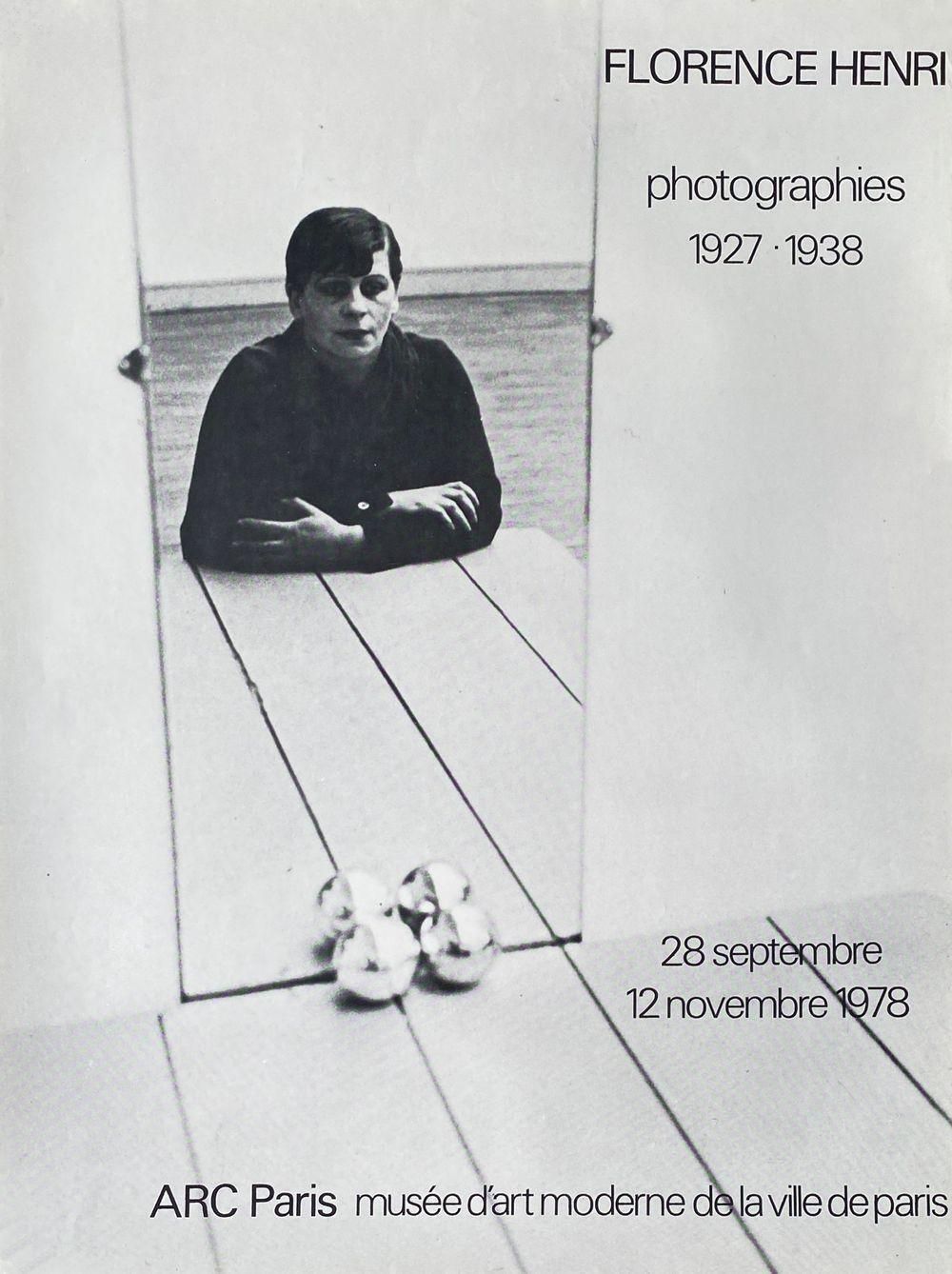 1978 Florence Henri Museum Of Modern Art Paris Poster photo furniture