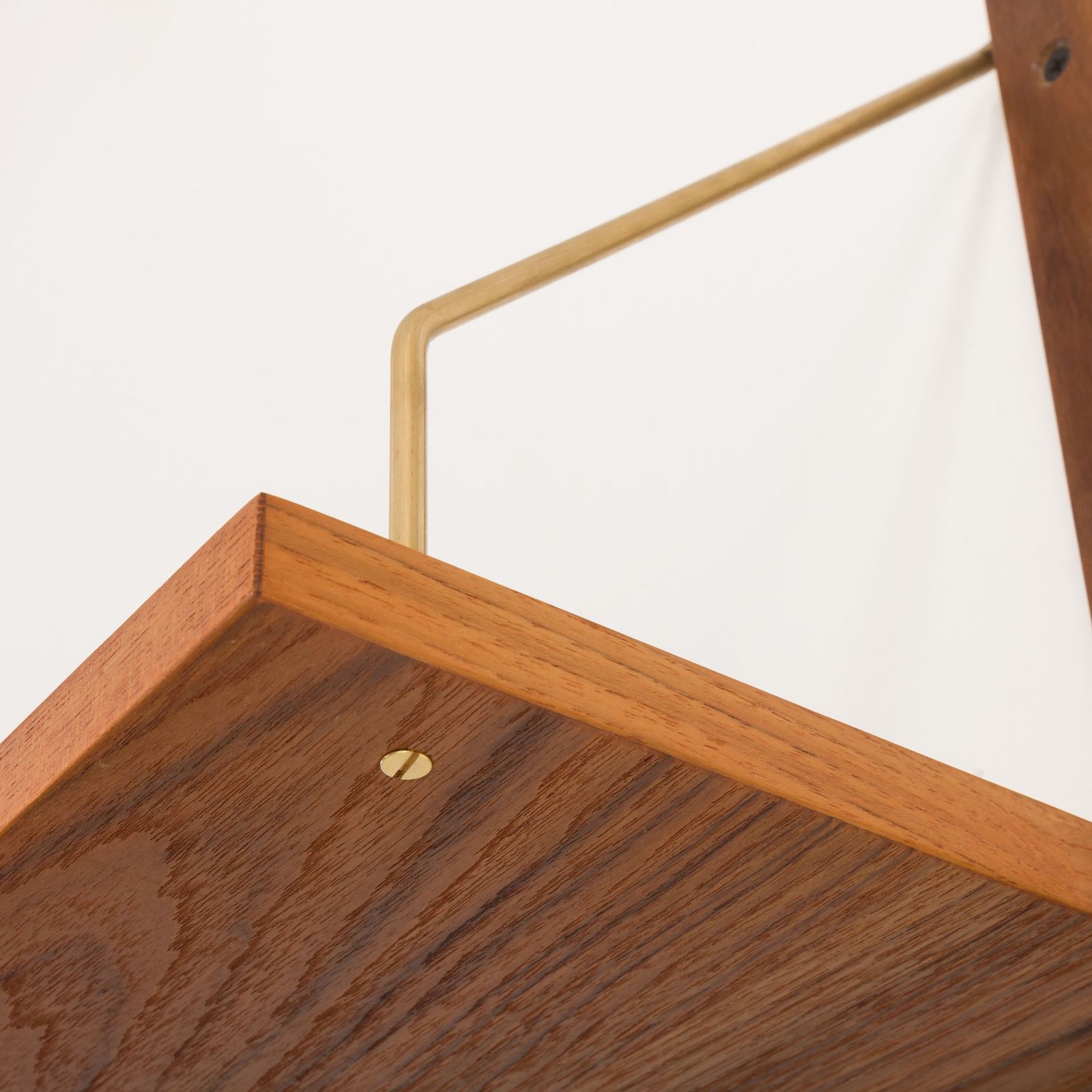 Set Of 6 Mid Century Modern Renovated Teak Shelves In The Style Of P. Cadovius, P. Sorensen photo vintage