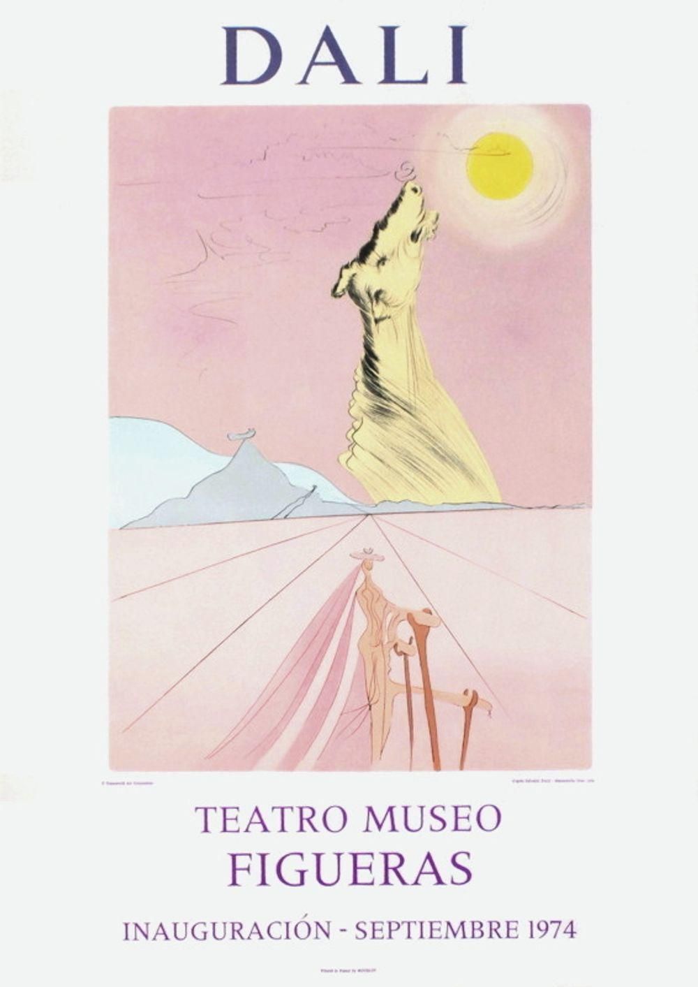 1970s Salvador Dali, Figueras Inauguracion Poster photo for sale