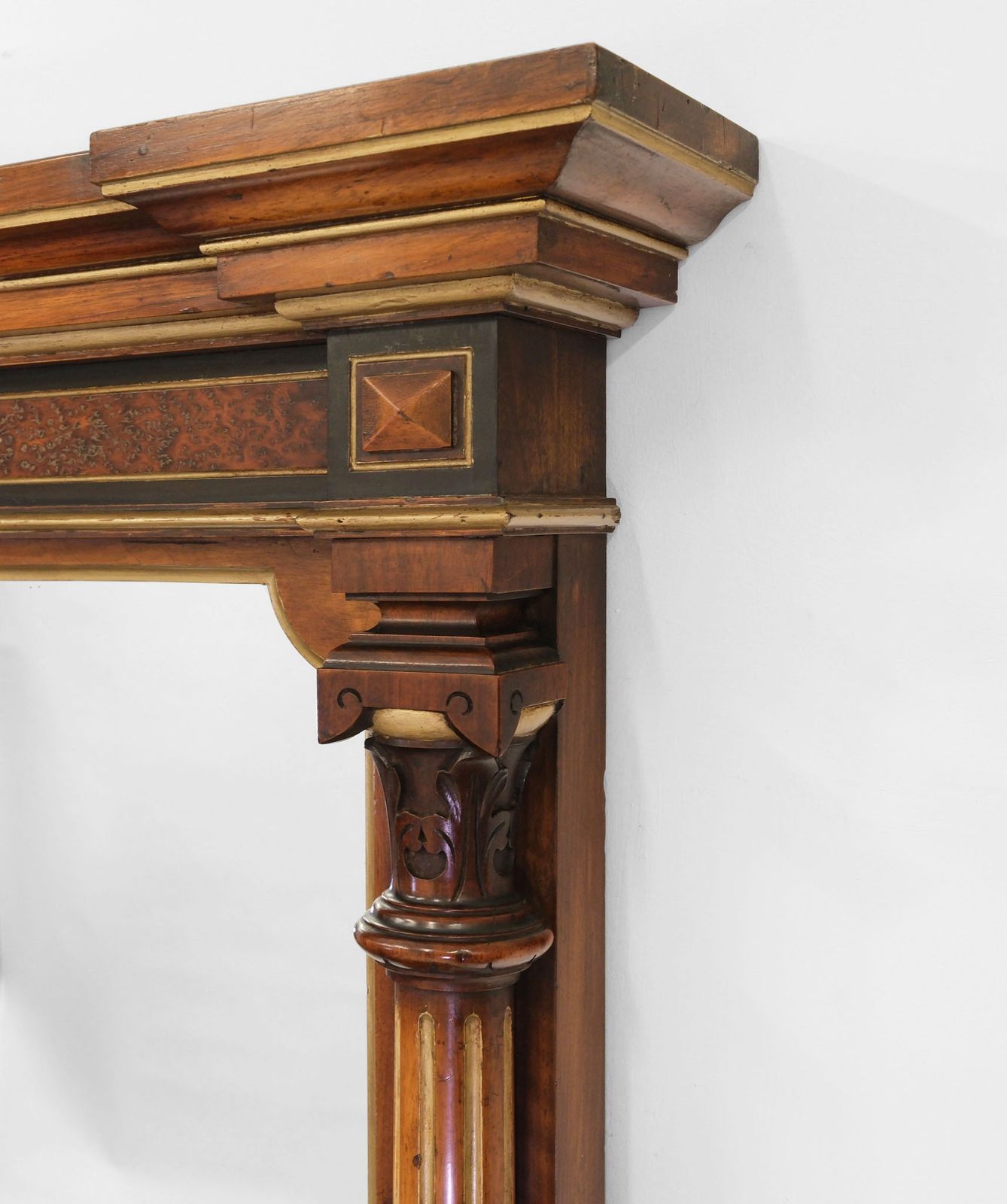 Pair Of Gillows Burr Walnut, Amboyna & Parcel Gilt Cabinets With Mirrors photo Furniture