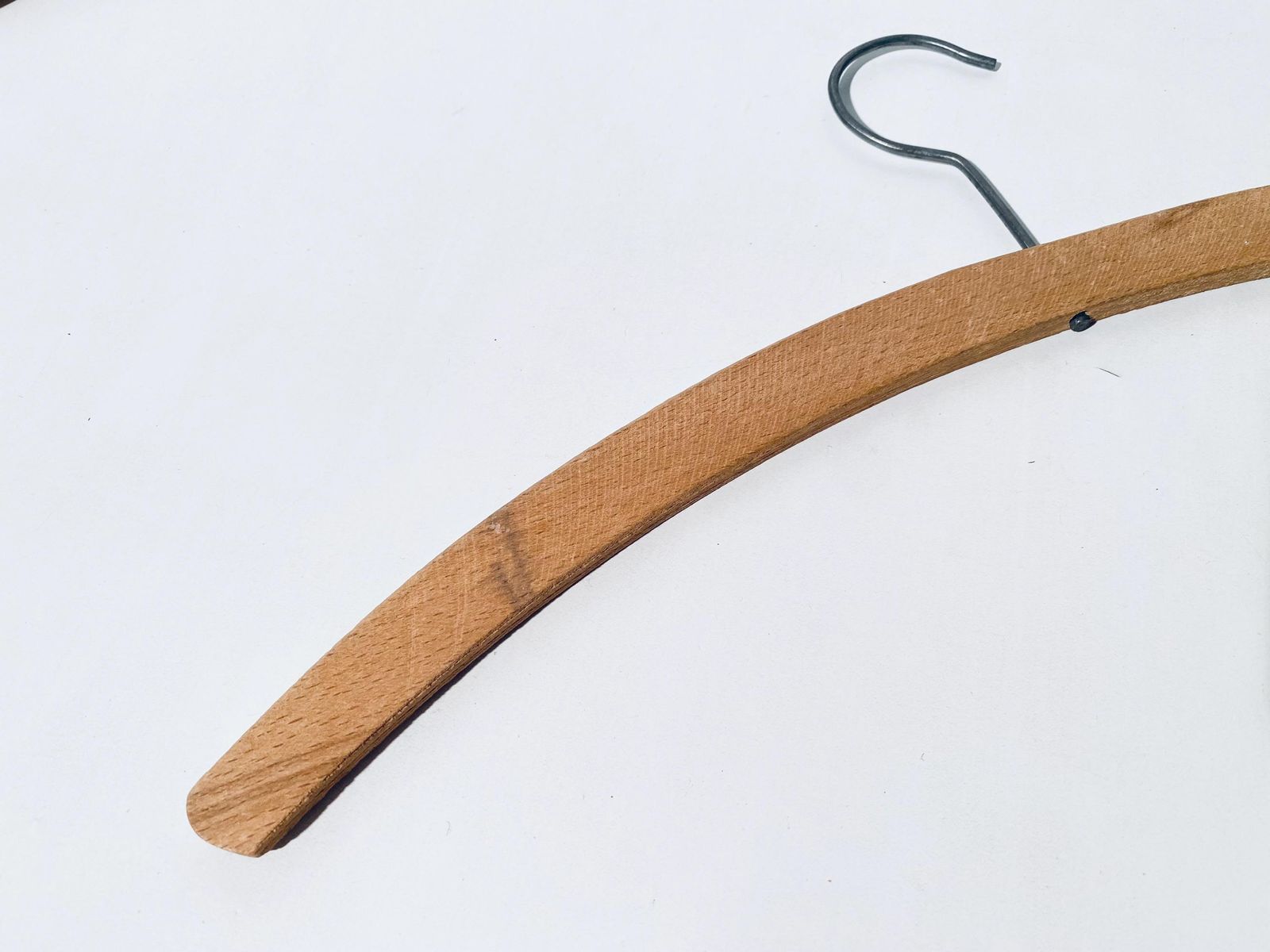 Five 1950s Wooden Coat Hangers Set / Germany Mid Century Vintage Decor photo vintage