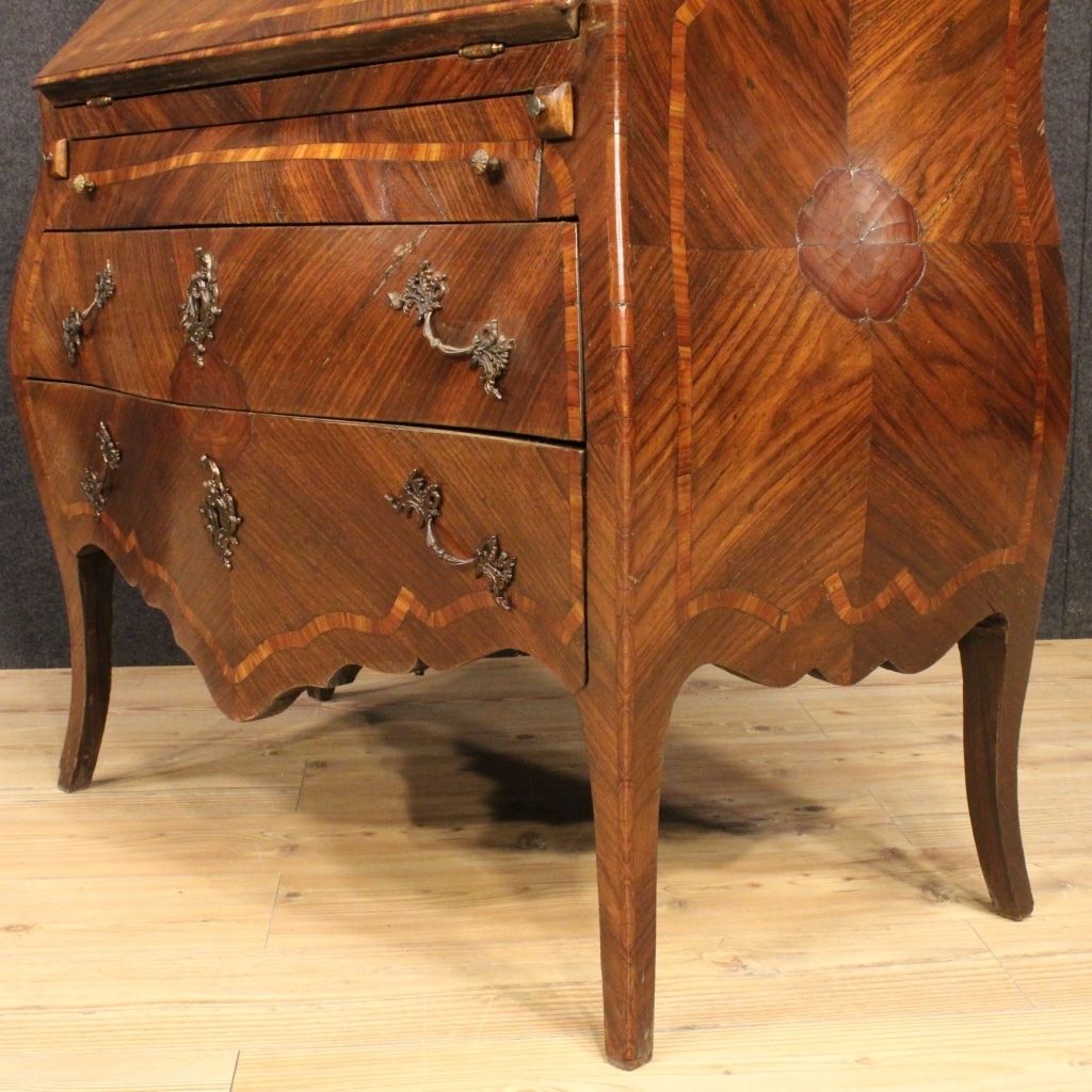 photo furniture Genoese Trumeau Inlaid In Kingwood