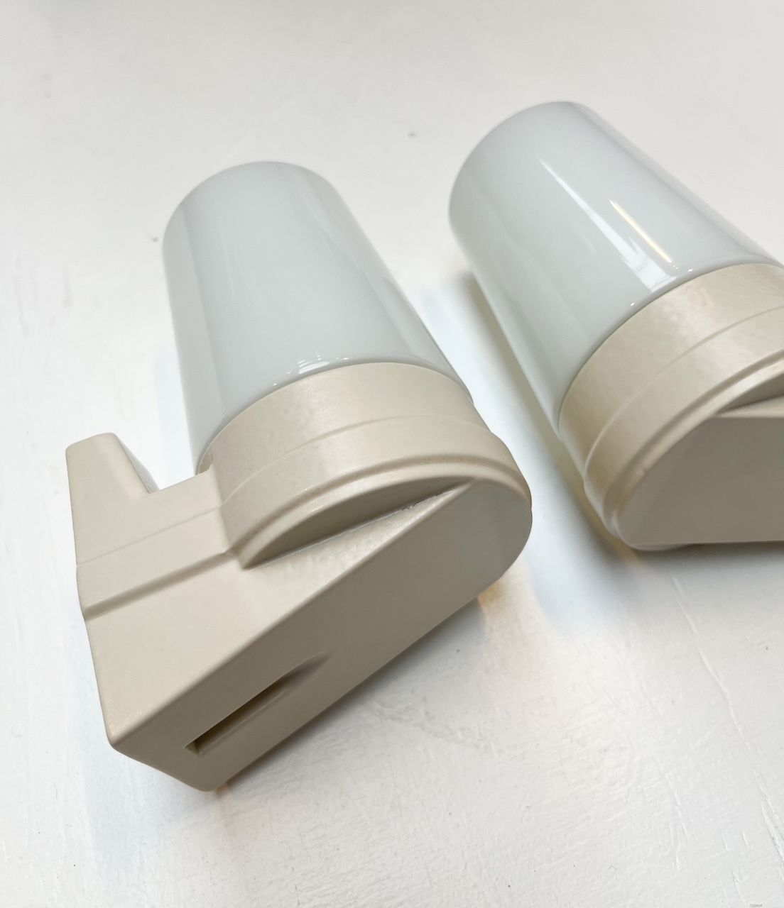 Set Of Glass Wall Lamps By Sigvard Bernadotte For Ifö, 1960’s