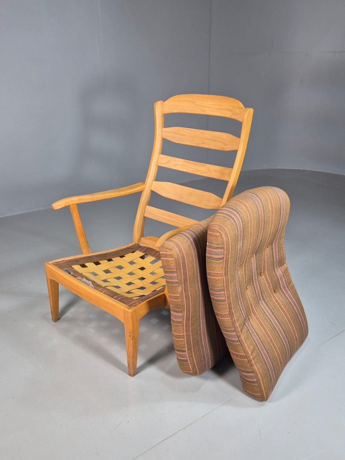 Vintage Swedish Oak Lounge Chair Designer Carl Malmsten Eb7746 Mnor photo vintage