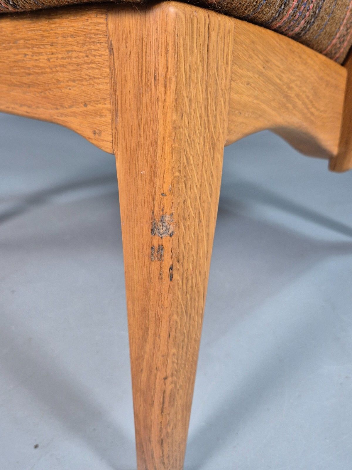 photo vintage Vintage Swedish Oak Lounge Chair Designer Carl Malmsten Eb7746 Mnor