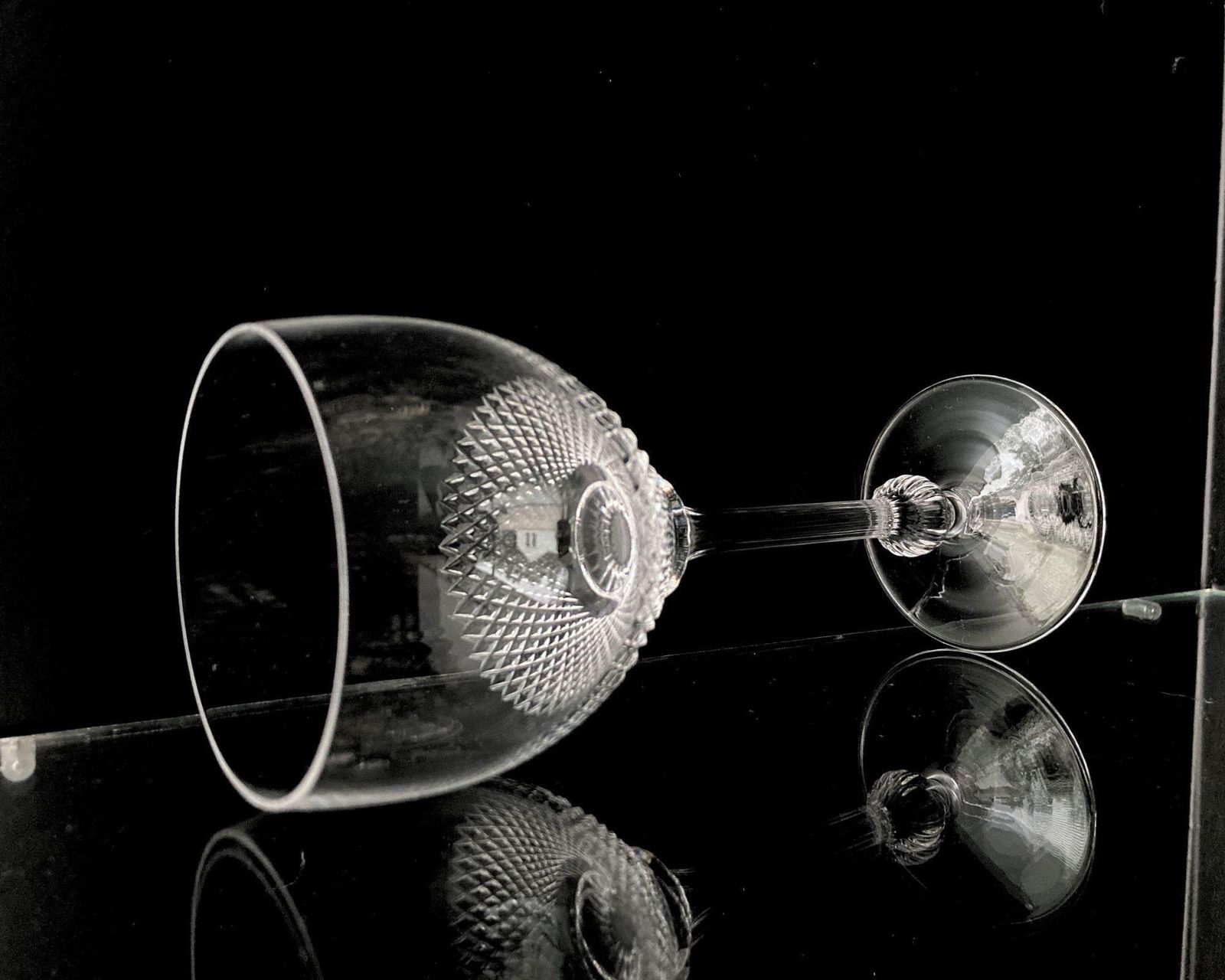 Crystal Glassware Wilhelmina | 18pcs Set | Fine Cuttings | Theresienthal photo 1171.0