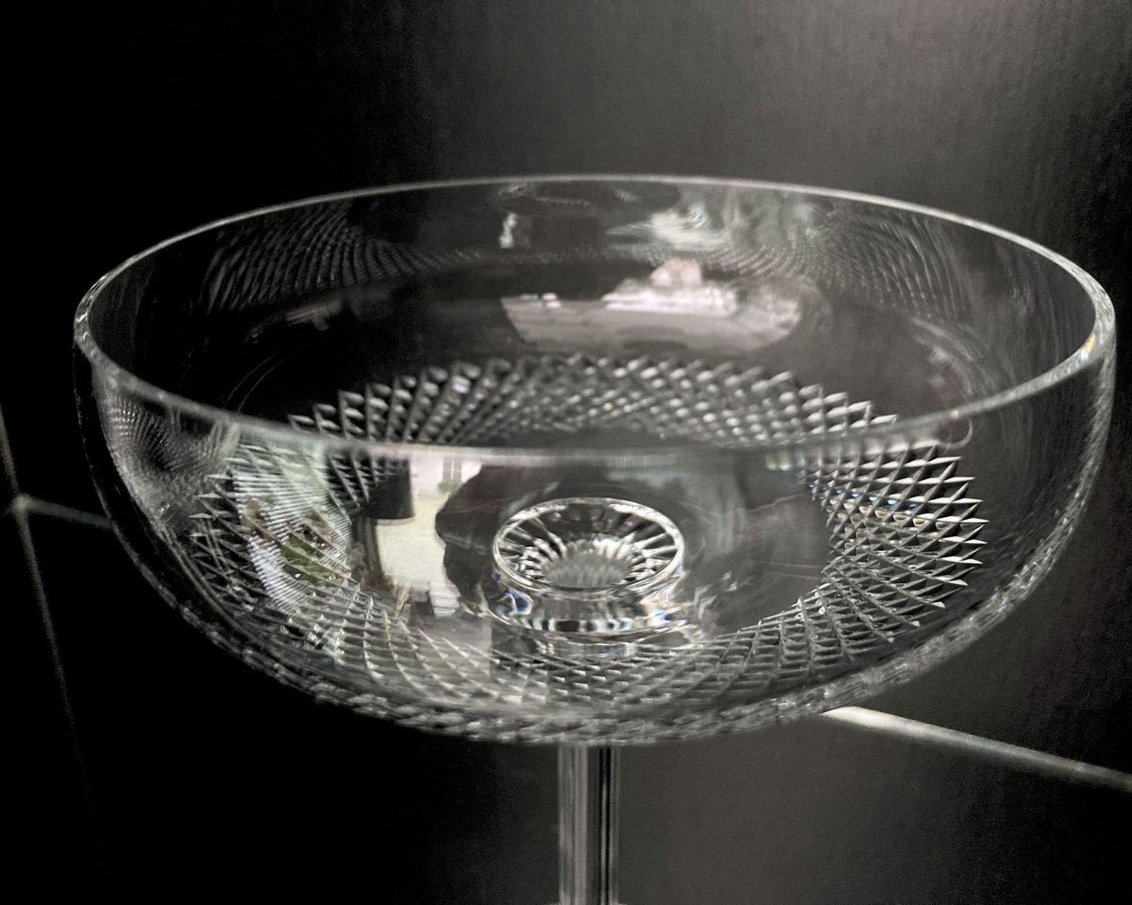 photo furniture Crystal Glassware Wilhelmina | 18pcs Set | Fine Cuttings | Theresienthal