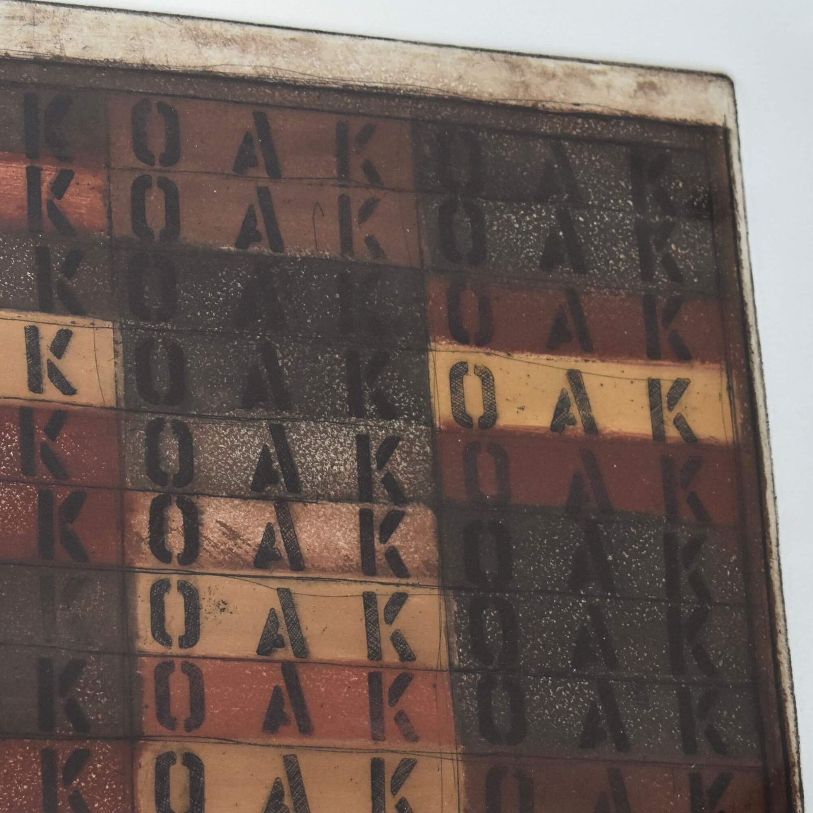 Oak (1981) By Joe Tilson R.A. (1928–2023) British photo for sale