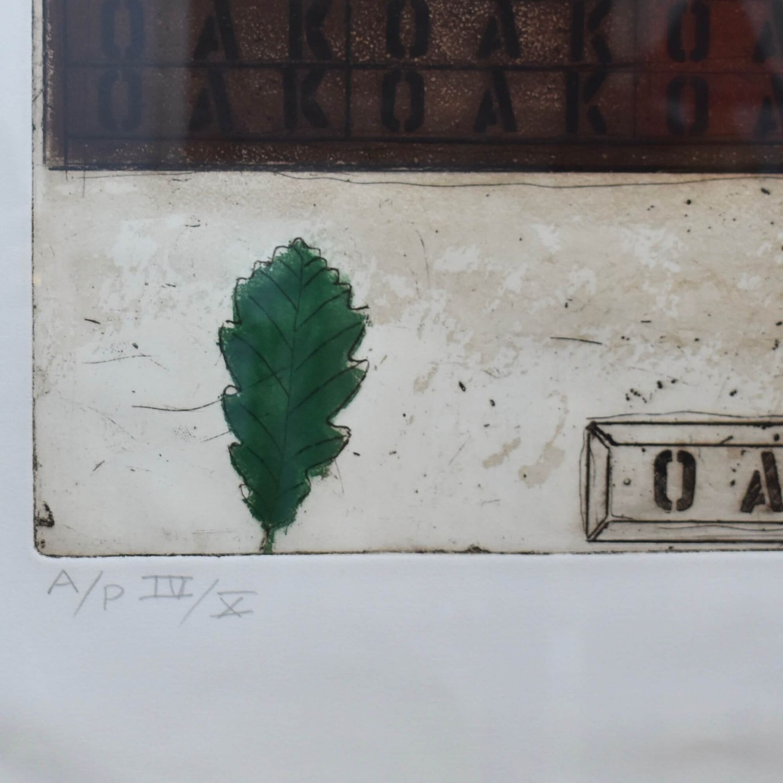 Oak (1981) By Joe Tilson R.A. (1928–2023) British photo Art