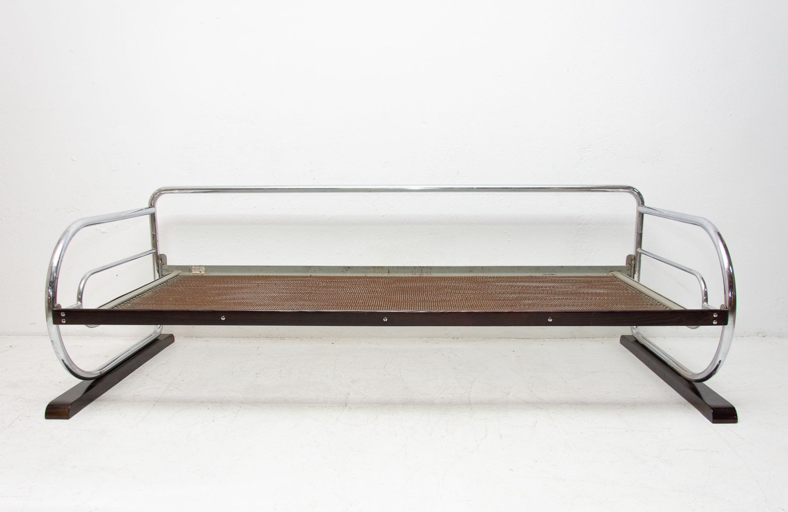 Chromen Bauhaus Sofa Van Hynek Gottwald, Bohemen, Jaren 1930 photo furniture