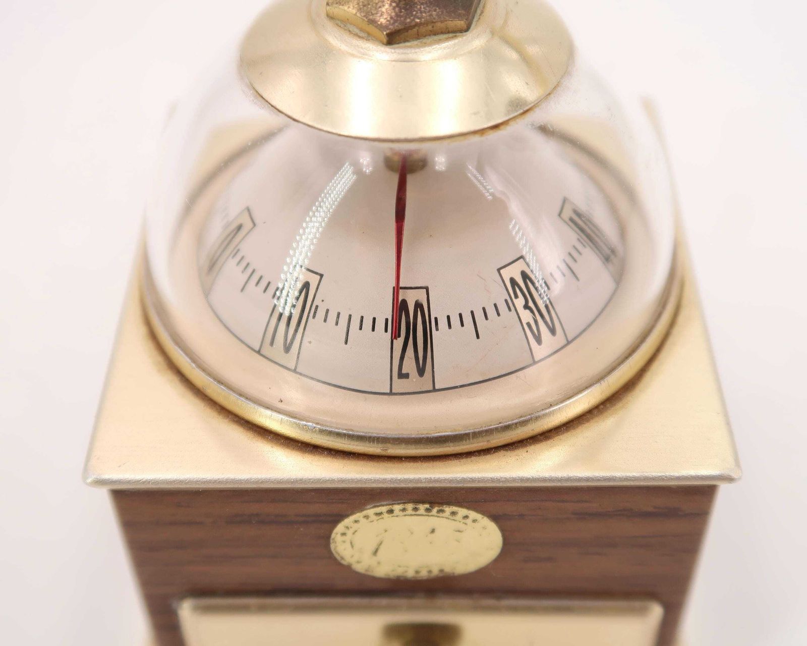 Franse Thermometer, Handmatige Koffiemolen, Jaren 1970 / Vintage, Frankrijk, Verzamelobject, Peugeot Stijl, Cadeau photo for sale